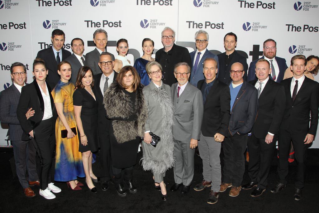 Steven Spielberg & the Cast of The Post Attend World Premiere in ...