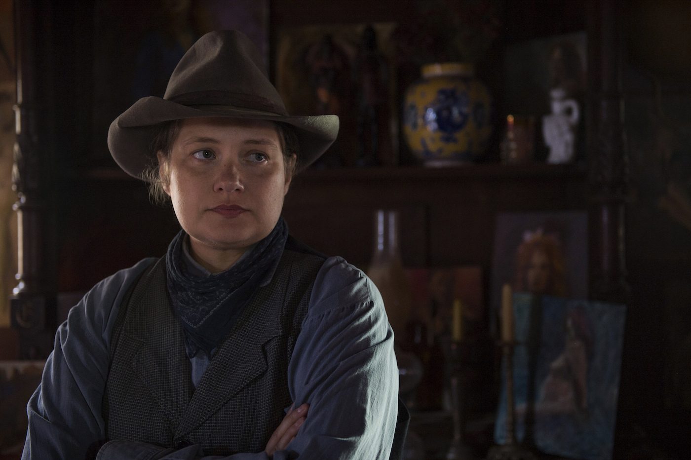 Merritt Wever Transitions From Loopy Nurse to Frontier Toughie in ...