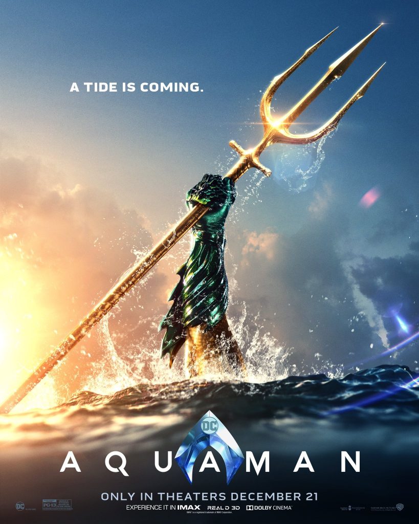 Aquaman Poster. Courtesy Warner Bros.