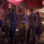 Noah Schnapp, Caleb McLaughlin, Millie Bobby Brown, Finn Wolfhard, Sadie Sink, Charlie Heaton, Natalia Dyer in Stranger Things. Courtesy: Netflix