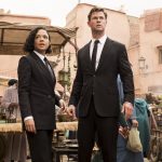 Agent M (Tessa Thompson) and Agent H (Chris Hemsworth) in Morocco in Columbia Pictures' MEN IN BLACK: INTERNATIONAL. Photo Credit: Giles Keyte. Courtesy Sony Pictures