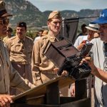 Director George Clooney and cinematographer Martin Ruhe. Photographer Philippe Antonello