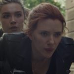 Marvel Studios' BLACK WIDOW..L to R: Yelena (Florence Pugh) and Black Widow/Natasha Romanoff (Scarlett Johansson)..Photo: Film Frame..©Marvel Studios 2020