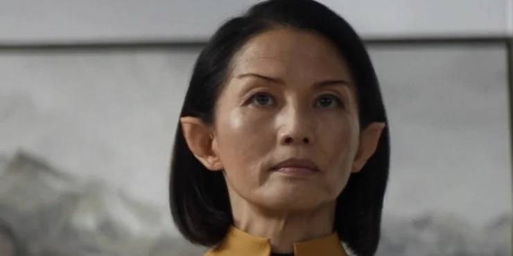 Tamlyn Tomita as Commodore Oh of the the CBS All Access series STAR TREK: PICARD. Photo Cr: Best Possible Screengrab/CBS 2019 CBS Interactive, Inc. All Rights Reserved.