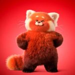 Mei Ling turns into a giant red panda when she'e excited in "Turning Red." Courtesy Pixar-Disney.