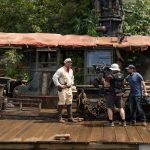 Dwayne Johnson and director Jaume Collet-Serra on the set of Disney’s JUNGLE CRUISE. Photo by Frank Masi. © 2021 Disney Enterprises, Inc. All Rights Reserved.