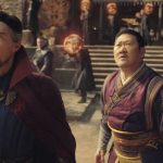 (L-R): Benedict Cumberbatch as Dr. Stephen Strange and Benedict Wong as Wong in Marvel Studios' DOCTOR STRANGE IN THE MULTIVERSE OF MADNESS. Photo courtesy of Marvel Studios. ©Marvel Studios 2022. All Rights Reserved.