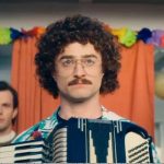 Daniel Radcliffe in "Weird: The Al Yankovic Story." Courtesy Roku