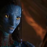 Zoe Saldana is Neytiri in "Avatar: The Way of Water." Courtesy 20th Century Studios.