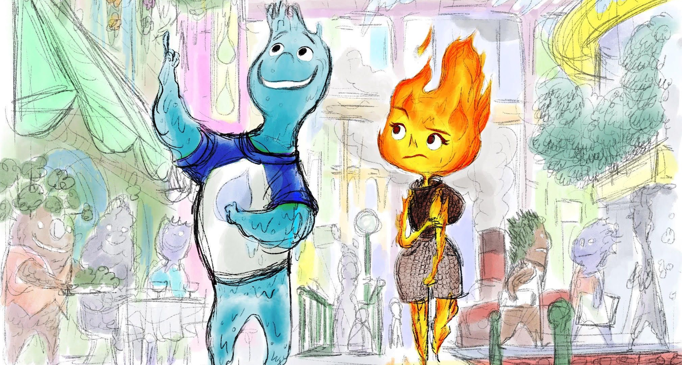 Pixar Unveils First Look & Release Date of New Feature "Elemental