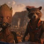 (L-R): Groot (voiced by Vin Diesel) and Rocket (voiced by Bradley Cooper) in Marvel Studios' THOR: LOVE AND THUNDER. Photo courtesy of Marvel Studios. ©Marvel Studios 2022. All Rights Reserved.