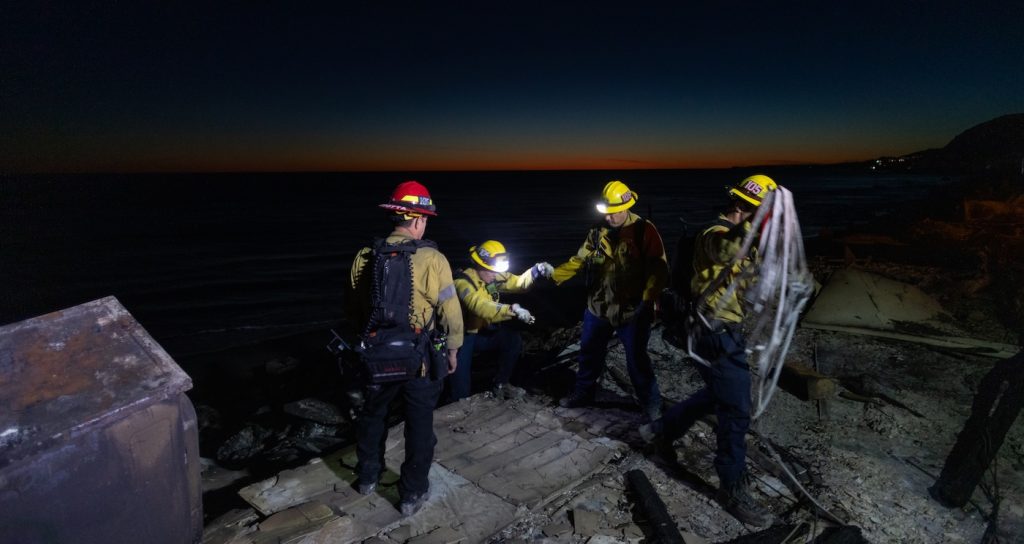 Powerful Winds Fuel Multiple Fires Across Los Angeles Area